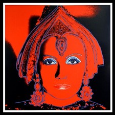 ANDY WARHOL "The Star" (Greta Garbo)- Silkscreen- Myths-Diam.Dust- Top 10 Warhol