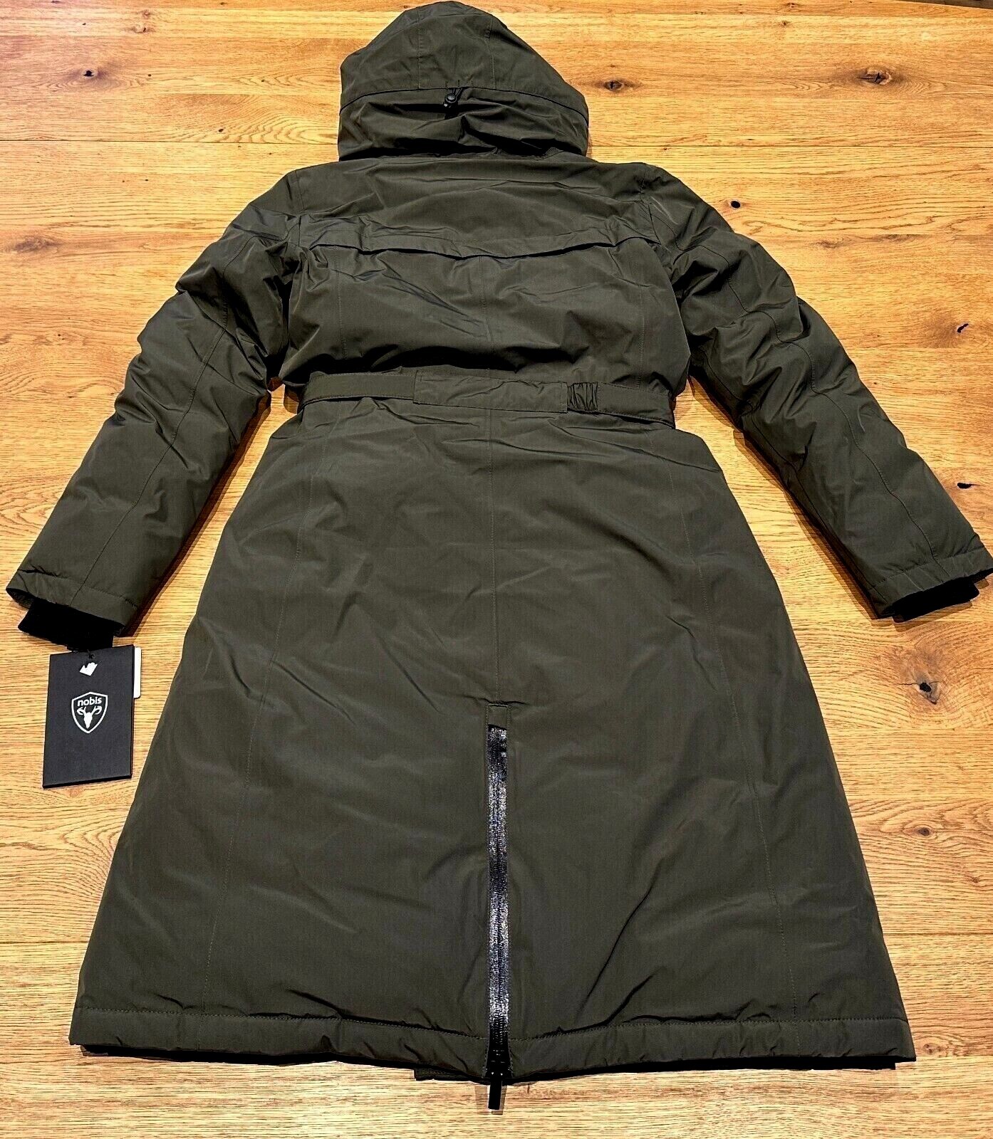 NOBIS Lara Women's Belted Parka - Fatigue  New  Sizes XS, S, M, L - RRP £1245 image 2