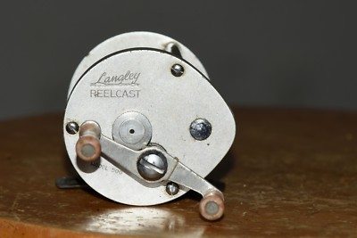 Moulinet De Pêche Vintage Langley Reelcast Modèle 500 - Baitcasting, USA, Occasion