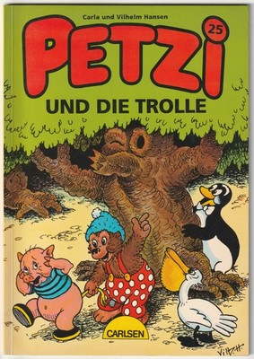   PETZI #25 Petzi und die Trolle, Carlsen Verlag 1991 COMICHEFT TOP Z1
