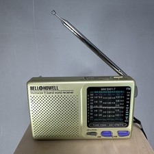 Bell Howell MW.SW1-7 9 Band World Receiver Shortwave Radio AM/FM/TV/MW/SW