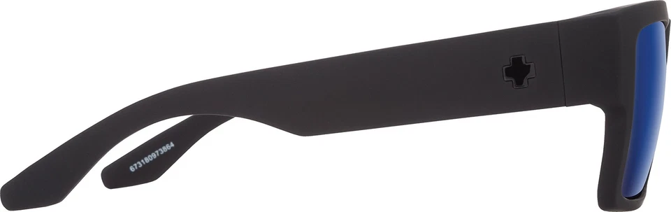 Gafas de sol Cyrus suaves negras mate con espejo Spectra azul talla única moda S... Foto 3 de 4