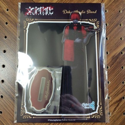 Big Acrylic Stand Café Waiter with Red Umbrella  Japanese Figure,