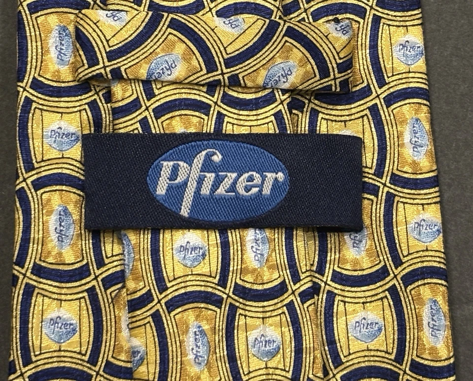 Promotional Pfizer Pharmaceuticals, 100% Silk Tie, Viagra, Boner  Pill. Awesome - Image 3 of 4