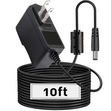 Aycrit 9V Power Supply Adapter 1A DC, 10FT/3M Long Cable for Guitar Pedals, N...