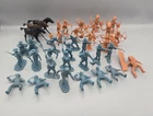 Vintage Marx Fort Apache 54mm Defenders Butterscotch Indians