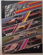 1978 Datsun Competition Parts Racing Catalog 24z 260z 280z And More