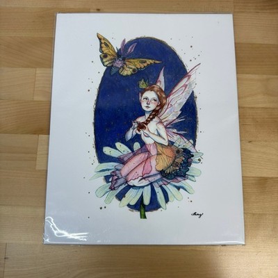 The Spectral Studio Rebecca Kolb Fairy Butterfly Art Print A/S 8x10''