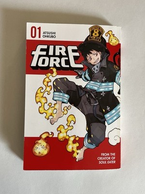 Fire Force Vol 1 Signed by Atsushi Ohkubo ORIGINAL Autograph Kodansha VERIFIED