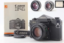  Lens MINT Canon F-1 Early Film Camera Body  New FD NFD 50mm F/1.4 From JAPAN