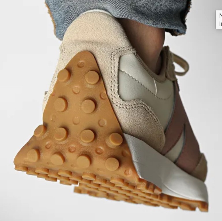 New Balance WS327NKA Incense Bone Lslide Women's Athletic Sneakers