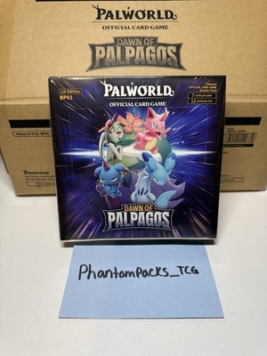 PALWORLD OFFICIAL CARD GAME 初版 BOX Palworld TCG Dawn of Palpagos Booster Box 1st Edition Eng SEALED