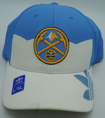 NBA Denver Nuggets Adidas Adult Structured Flex Fit Cap Hat NEW SEE DESCRIPTION