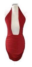 Misguided Dress  Size 6 In RED