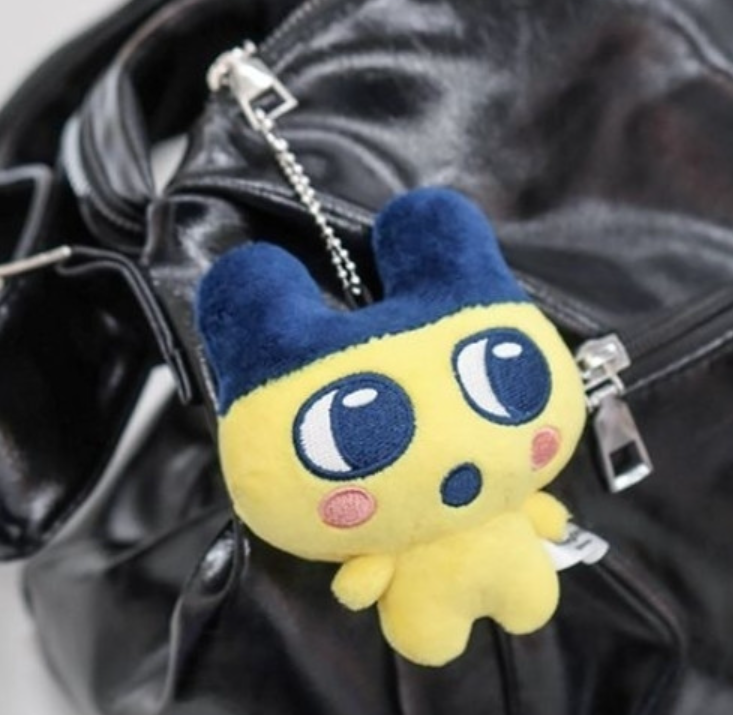 Tamagotchi Plush Doll Series Mametchi 9cm Keychains Keyrings Bag