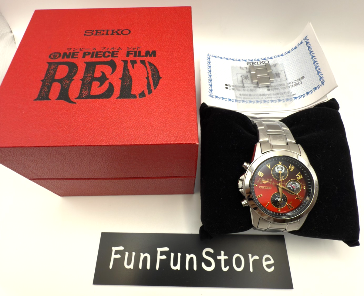 Angel セイコー ONE PIECE FILM RED 2000点 SEIKO ONE PIECE FILM RED Chronograph Watch 2000 Limited Memorial