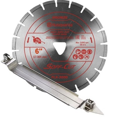 Husqvarna FLX 3000 Softcut 150 Diamond Blade Early Entry 6'' w/Skid Plate