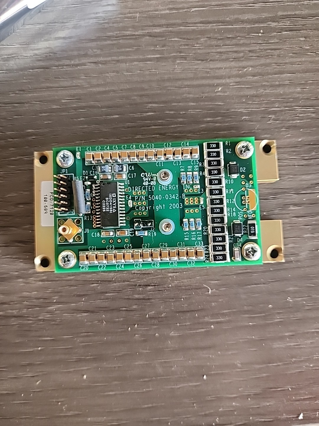 PCO-7120 Pulsed Laser Diode Driver module | eBay