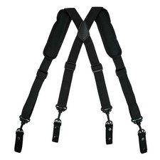 Tactical Duty Suspenders Adjustable Padded Military Police Unisex Pants Braces