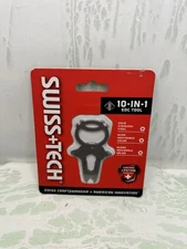 SWISS+TECH ST029011 10-in-1 Every Day Carry (EDC) Multi-Tool, Card Style New