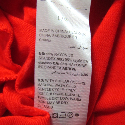 Soma Soft Jersey Knit Dress Size L Red Sleeveless Twist Front Womens New Tag - Picture 10 of 11