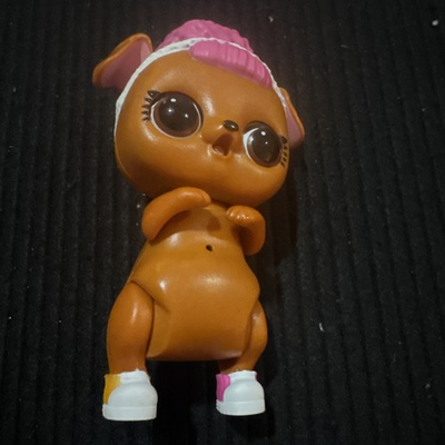 #ad Lol Surprise Interactive Pet Working Orange Pink Dog sounds lights and movement AU $11.90