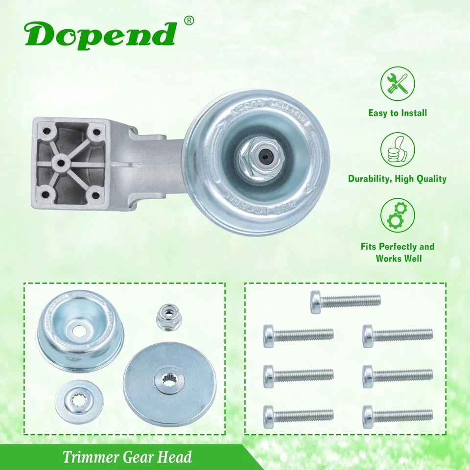 Dopend Trimmer Gear Head for Stihl FS55 FS55R FS56 FS56RC FS85 FS90 Black - Image 2 of 4