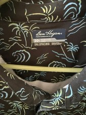 Ben Hogan Performance Men's 2XL Black Tropical Print Polo Recycled Polyester