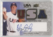 2008 Upper Deck USA Baseball Teams Blue Ink 27/99 Kyle Gibson #NT-KG Auto 0af