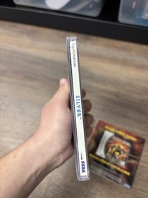 Silver Sega Dreamcast CASE AND MANUAL ONLY - NO GAME DISC Authentic Good Condit.