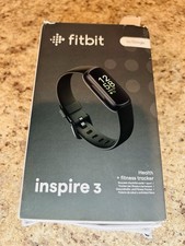 Fitbit Inspire 3 Health  Fitness Tracker Midnight Zen 