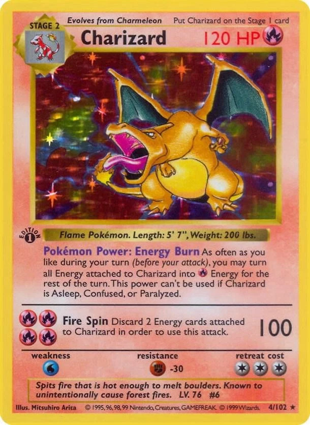 Charizard Pokemon Card 1st Edition | eBay