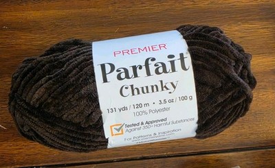 Premier Parfait Chunky 1 skein Super Bulky Size 6 Yarn ESPRESSO (dark brown)