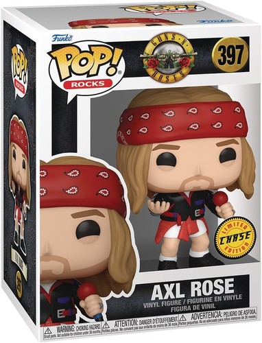 Pop Rocks 397 Guns N Roses Axl Rose CHASE Figura De Juguete Funko 04820 - Imagen 3 de 3
