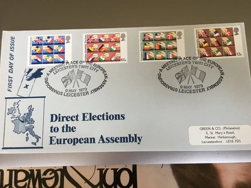 GB STAMPS RARE FIRST DAY COVER 1979 EUROPE LEICESTER GREEEN & CO