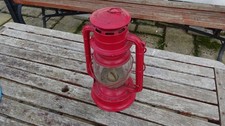 Original Dietz No 2 D-Lite Made in USA Oil Lamp Burning Lantern Red