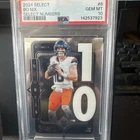 2024 Panini Select - Select Numbers Bo Nix #6 (RC)