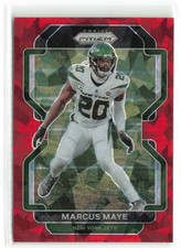 Marcus Maye 2021 Panini Prizm Red Ice New York Jets #91