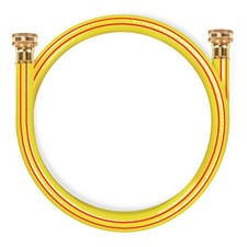 Short Yellow Garden Hose 5/8 in. x 4 ft. x 4 both female,