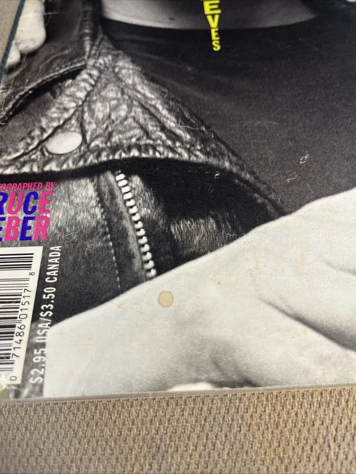 Vtg INTERVIEW Magazine RIVER PHOENIX & KEANU REEVES Ray Charles November 1991 - Image 2 of 4