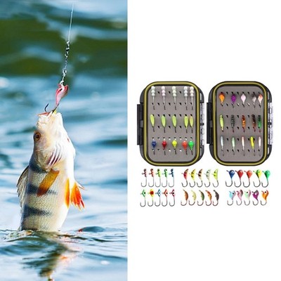 Ice Fishing Jig Set for Perch Bass Fishing Sinking Metal Jigging Hard Baits