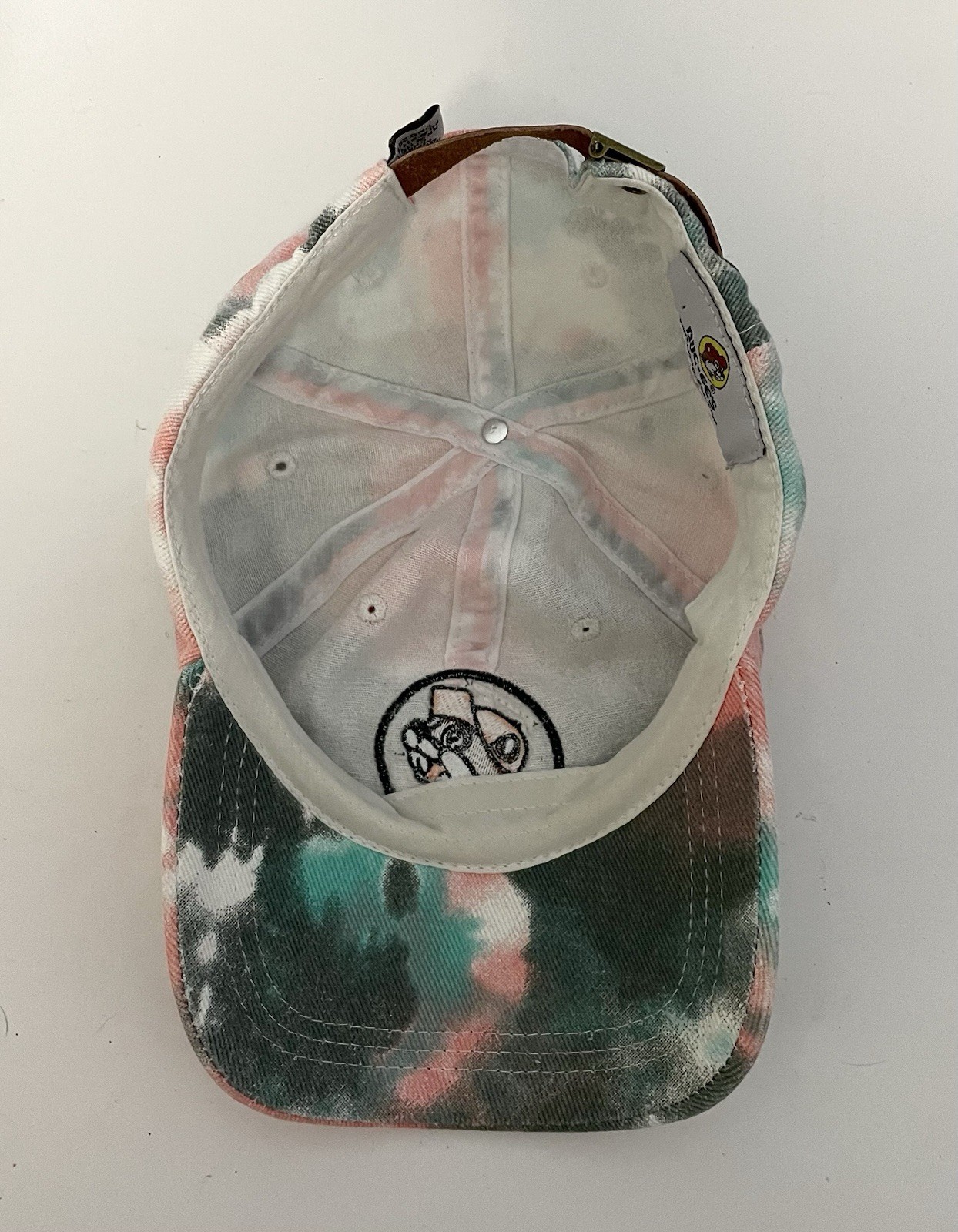 Buc-cee’s Adjustable Women’s Baseball Hat Pink Tie Dye Cap