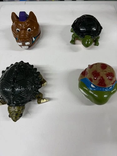 Lot of Vintage Teenage Mutant Ninja Turtles (TMNT) Mini Play Sets