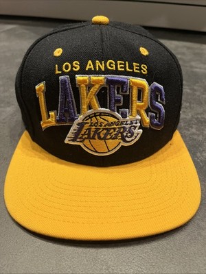 RARE Mitchell & Ness LA Lakers Hardwood Classics Snapback Vintage NBA Cap