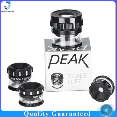 1983-10x,2016-15x /2055-20x /2037-30x PEAK Loupe Magnifier With Standard Scale