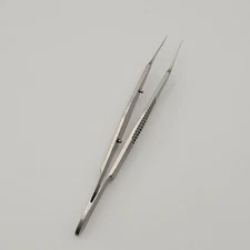 Jarit 355-159 Castroviejo Suture Tying Forceps 1x2 Teeth 4-1/4"  Used