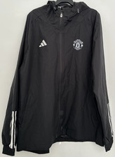 adidas Manchester United Player Issue Rain AW Coat - Large - Euro