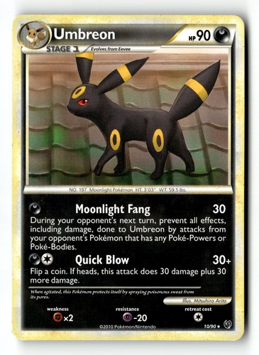 Pokemon Card Umbreon - 10/90 LP Deck Exclusives 10/90 -