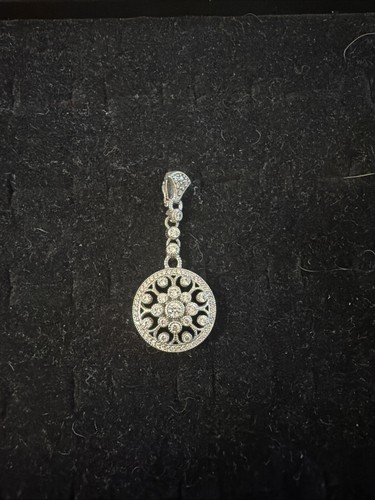 Judith Ripka Sterling Silver Diamonique Pendant Enhancer