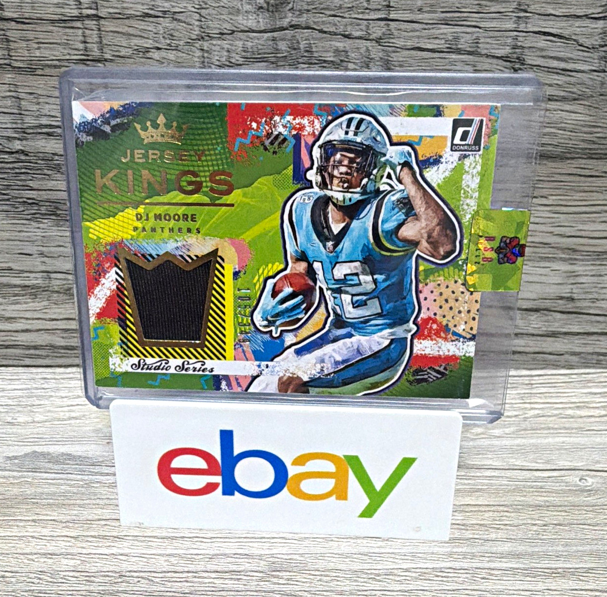 Panini 2021 Donruss Football DJ Moore Panthers Jersey Kings /349 Studio Series